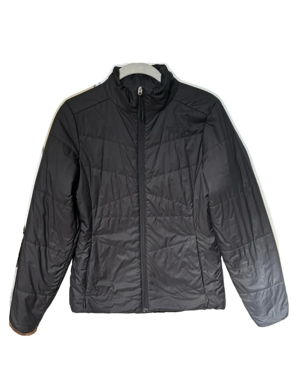 The North Face Women Bombay Insulated Jacket Black Small Puffer Mid Layer Zip Up